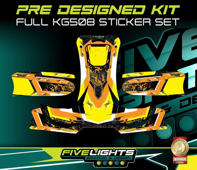 Load image into Gallery viewer, PRE DESIGNED STICKER KIT - KG508 HYPERCAMO
