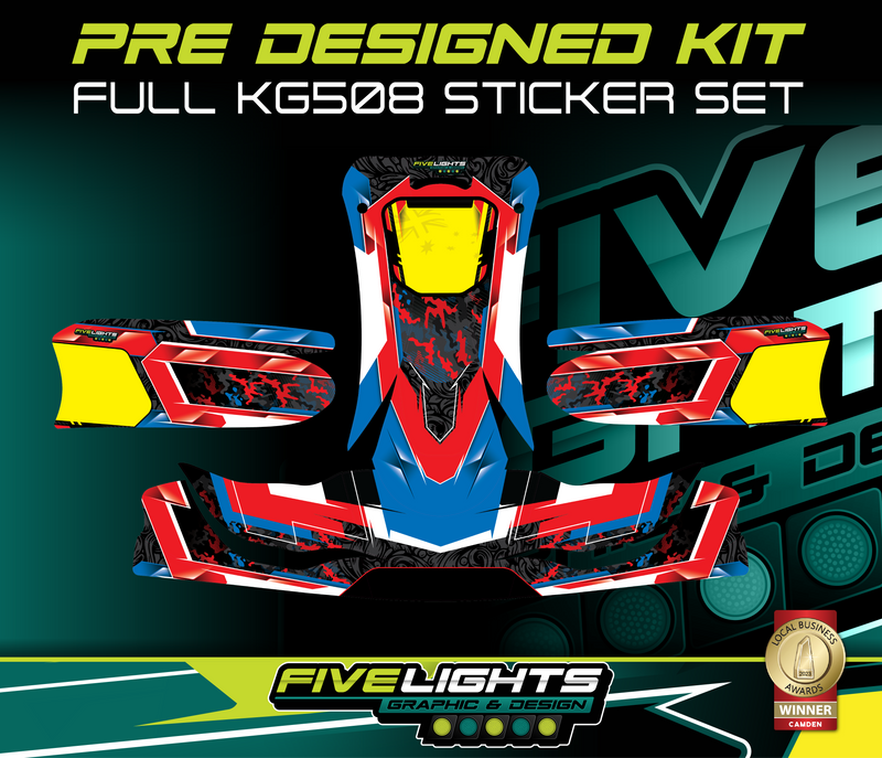 Load image into Gallery viewer, PRE DESIGNED STICKER KIT - KG508 HYPERCAMO
