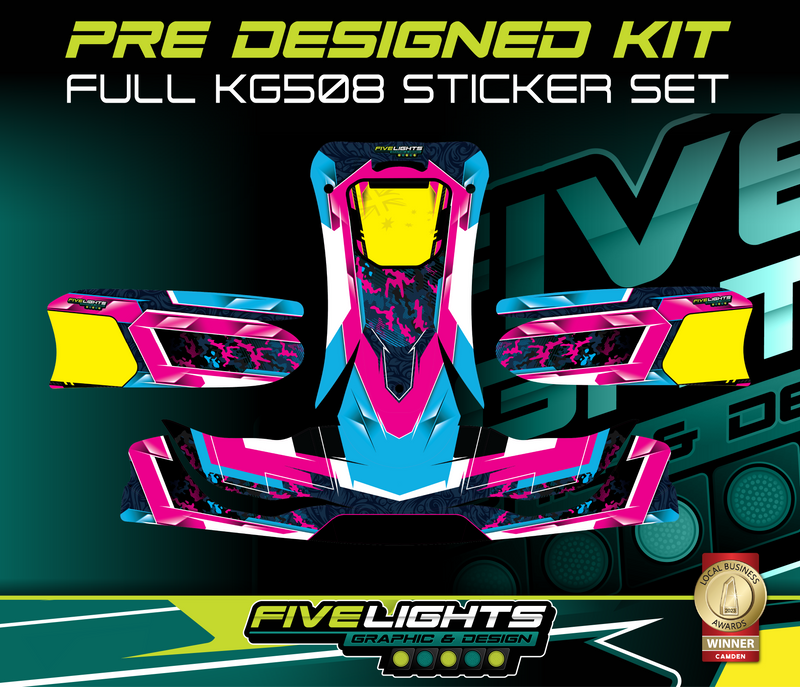 Load image into Gallery viewer, PRE DESIGNED STICKER KIT - KG508 HYPERCAMO
