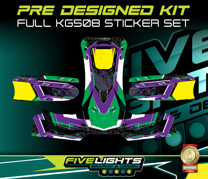 Load image into Gallery viewer, PRE DESIGNED STICKER KIT - KG508 HYPERCAMO
