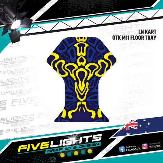 OTK M11 REPLICA FLOOR TRAY - WORLD CHAMPION LN KART