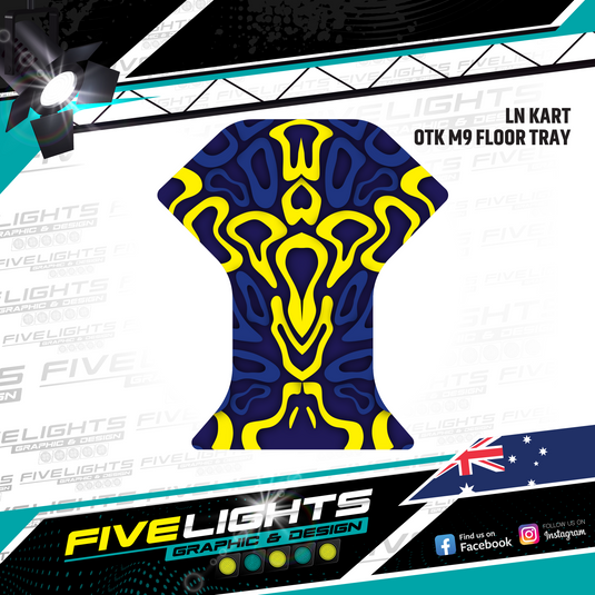 OTK M9 REPLICA FLOOR TRAY - WORLD CHAMPION LN KART