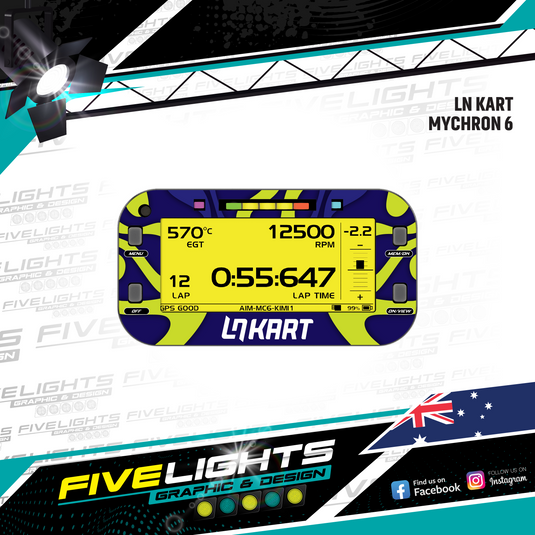 MyChron 6 Replica Stickers - LN KART