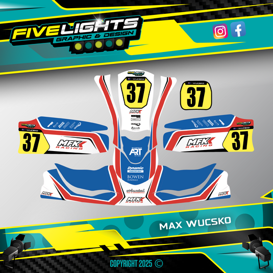 MFK RACING 2025 -  MAX WUCSKO (REPRINT)