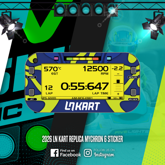 MyChron 6 Replica Stickers - LN KART