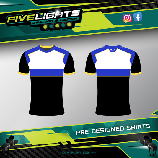 PRE DESIGNED SHIRTS - DESIGN 1 (MOQ x10)