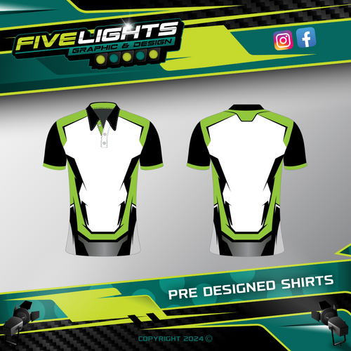 PRE DESIGNED SHIRTS - DESIGN 2 (MOQ x10)