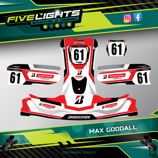 Custom Kart Sticker Kits