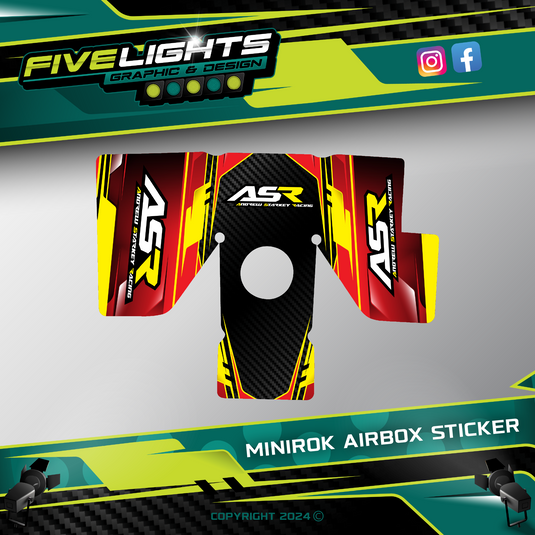 Custom MiniRok Airbox Sticker