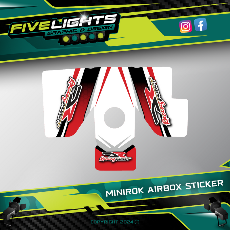 Load image into Gallery viewer, Custom MiniRok Airbox Sticker
