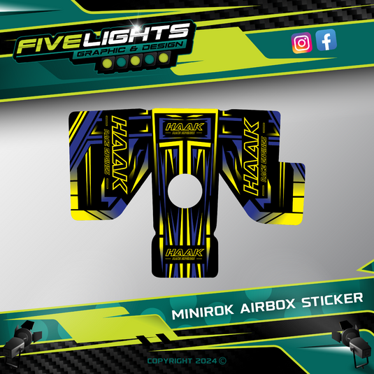 Custom MiniRok Airbox Sticker