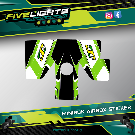 Custom MiniRok Airbox Sticker