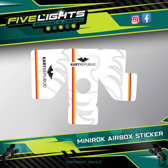 Kart Republic MiniRok Replica Airbox Sticker