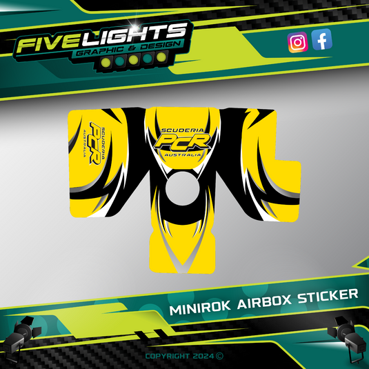 Custom MiniRok Airbox Sticker