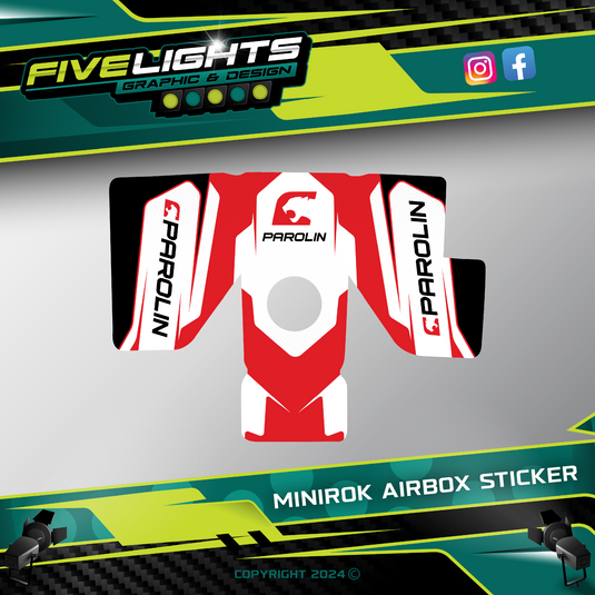 Custom MiniRok Airbox Sticker