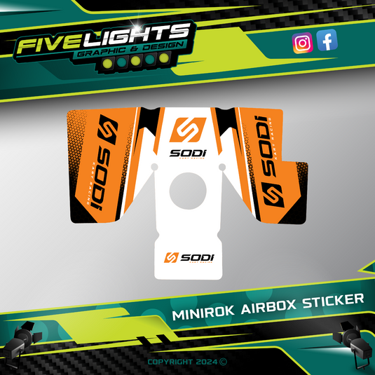 Custom MiniRok Airbox Sticker