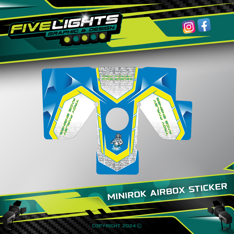 Load image into Gallery viewer, Custom MiniRok Airbox Sticker
