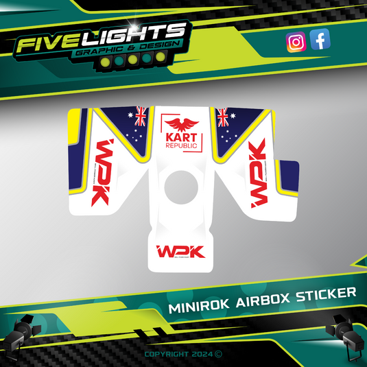 Custom MiniRok Airbox Sticker