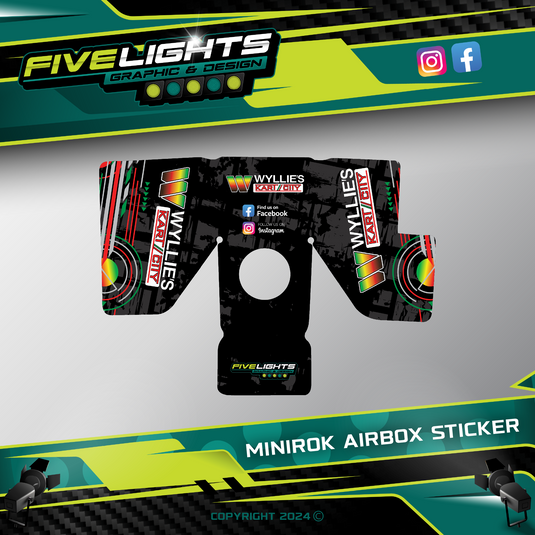 Custom MiniRok Airbox Sticker