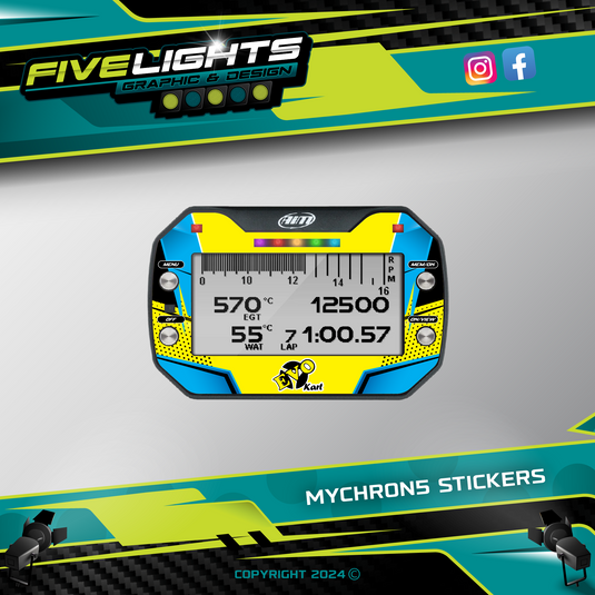 EVO KART MyChron5 Sticker