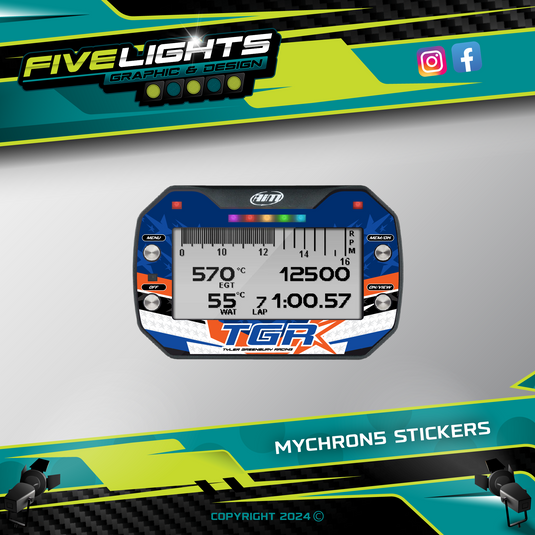 Tyler Greenbury Racing MyChron5 Sticker