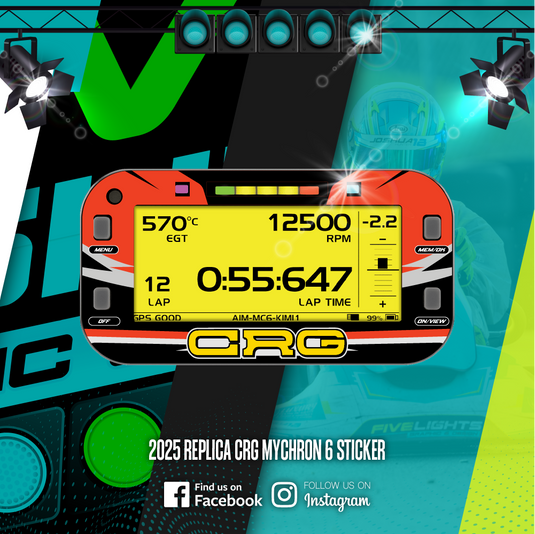 MyChron6 Replica Stickers - CRG