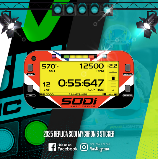 MyChron6 Replica Stickers - SODI