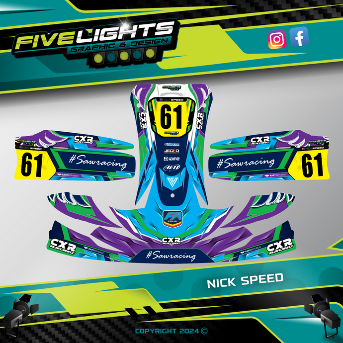 CXR RACING - NICK SPEED (CHROME REPRINT)