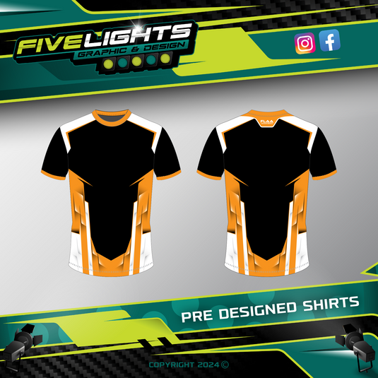 PRE DESIGNED SHIRTS - DESIGN 3 (MOQ x10)