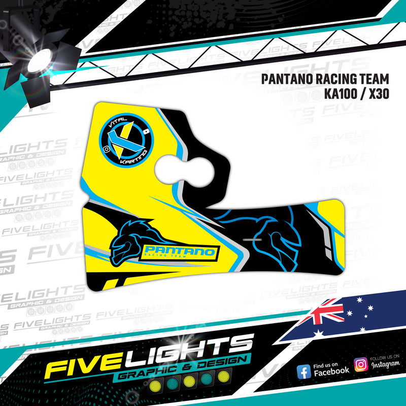 Load image into Gallery viewer, Custom IAME KA100 / X30 Airbox Stickers
