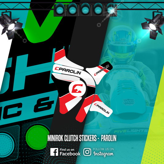 MINIROK CLUTCH STICKERS - PAROLIN