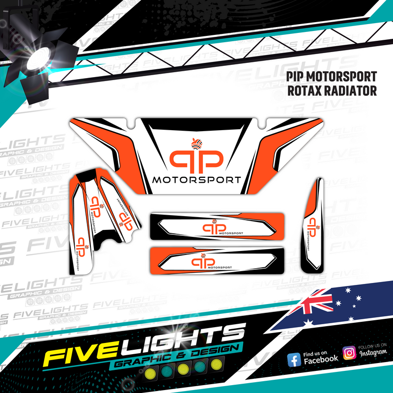 Load image into Gallery viewer, Custom Rotax Evo Max Radiator stickers
