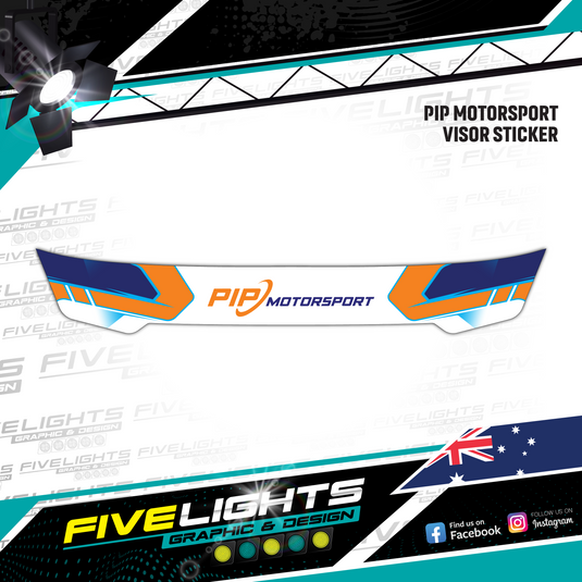 CUSTOM VISOR STICKERS