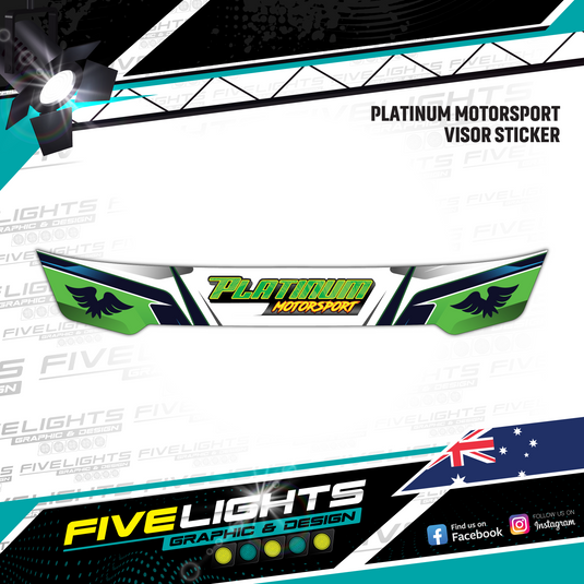 CUSTOM VISOR STICKERS