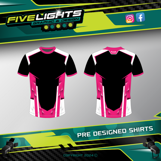 PRE DESIGNED SHIRTS - DESIGN 3 (MOQ x10)