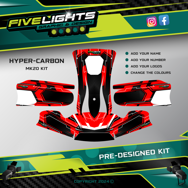 Load image into Gallery viewer, PRE DESIGNED STICKER KIT - MK20 HYPER-CARBON
