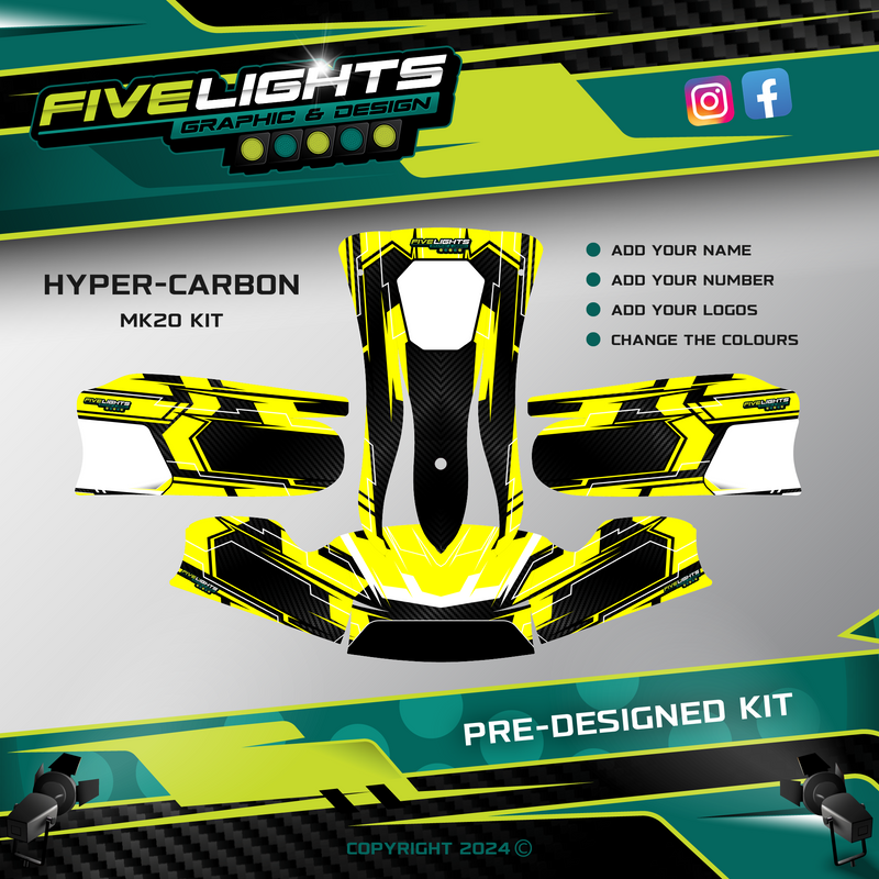 Load image into Gallery viewer, PRE DESIGNED STICKER KIT - MK20 HYPER-CARBON
