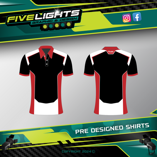 PRE DESIGNED SHIRTS - DESIGN 6 (MOQ x10)