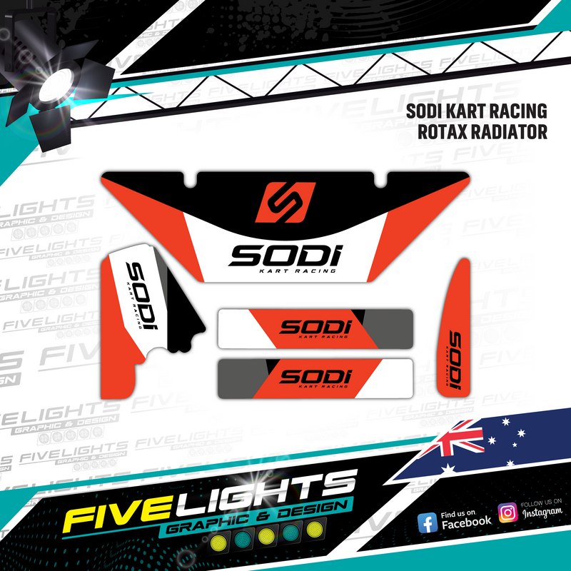 Load image into Gallery viewer, Custom Rotax Evo Max Radiator stickers
