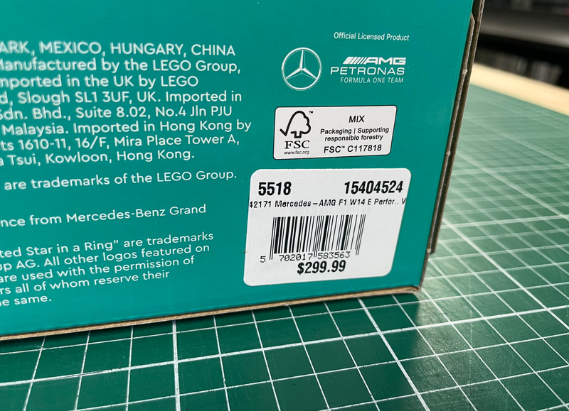 Load image into Gallery viewer, LEGO TECHNIC - MERCEDES F1 W14 E
