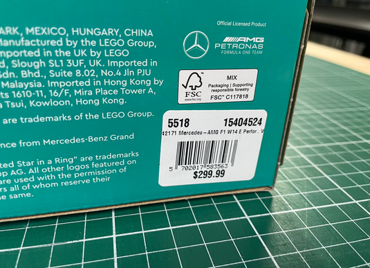 LEGO TECHNIC - MERCEDES F1 W14 E