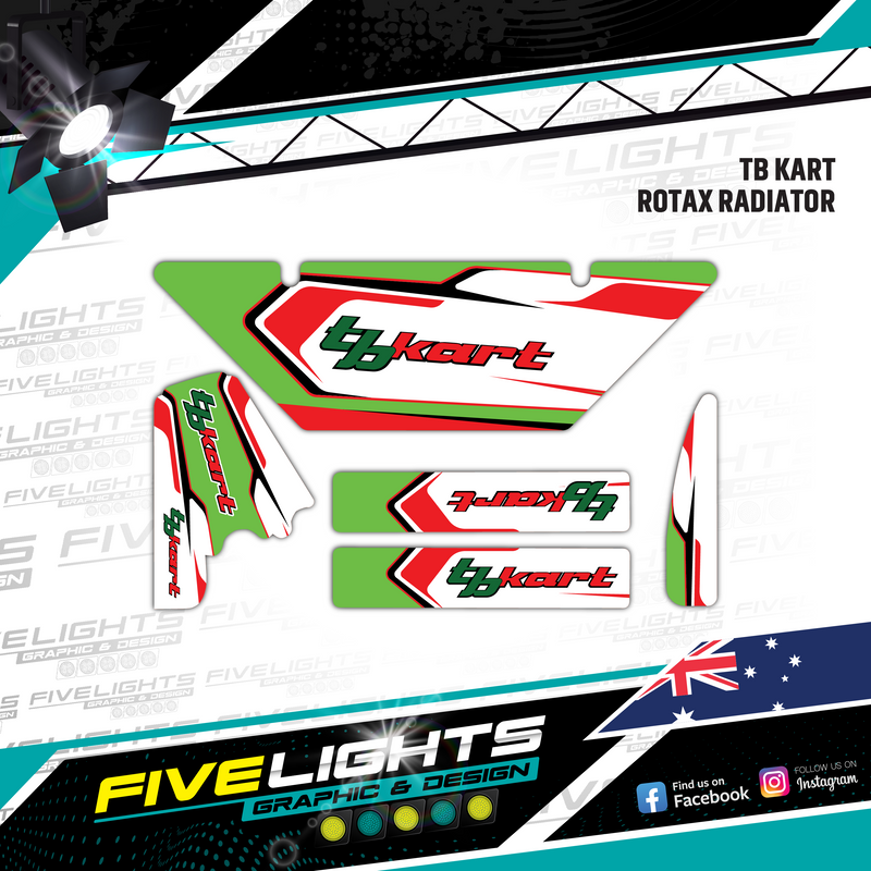 Load image into Gallery viewer, Custom Rotax Evo Max Radiator stickers
