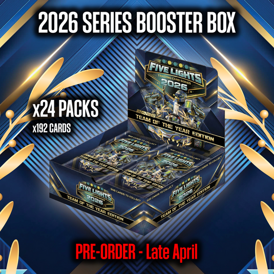 2026 trading card series booster box with 24 packs, Team of the Year Edition, pre-order promotion