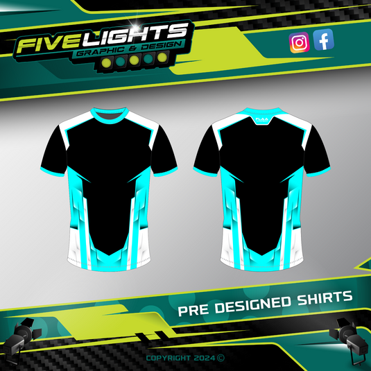 PRE DESIGNED SHIRTS - DESIGN 3 (MOQ x10)