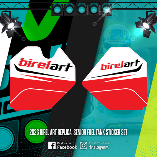 BIREL SENIOR FUEL TANK STICKER SET