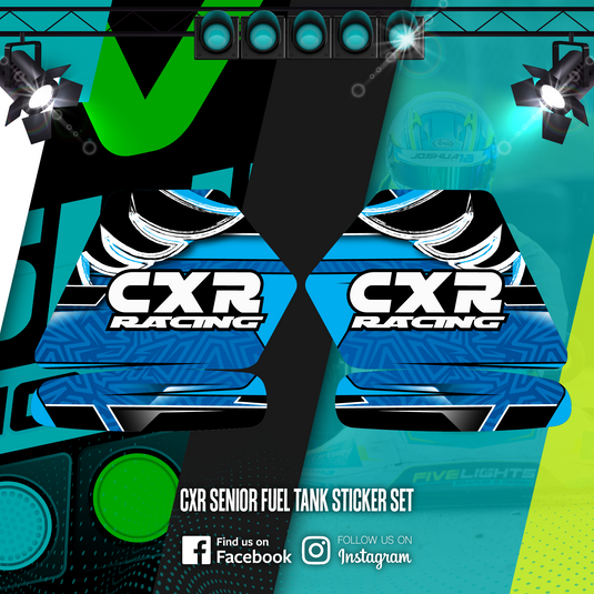 CXR SENIOR FUEL TANK STICKER SET