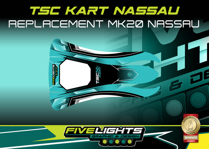 TSC KART AUSTRALIA - REPLACEMENT MK20 NASSAU STICKERS